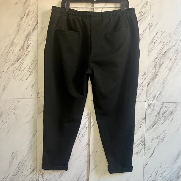 Zara Black Trouser Sweatpants SZ XL - Picture 3 of 4